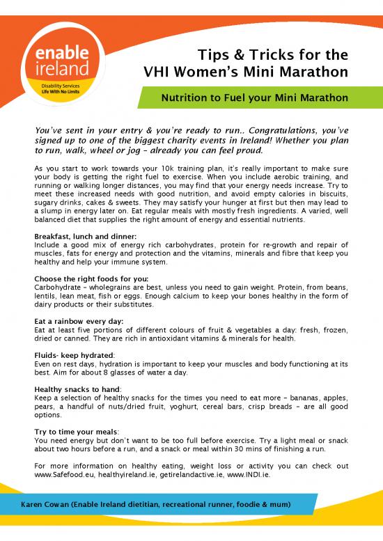 picture Marathon Diet Plan Pdf 140499 | Tips   Nutrition 0