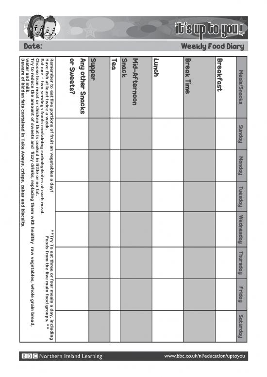 picture1_Weekly Food Diary Pdf 138588 | Toptip03