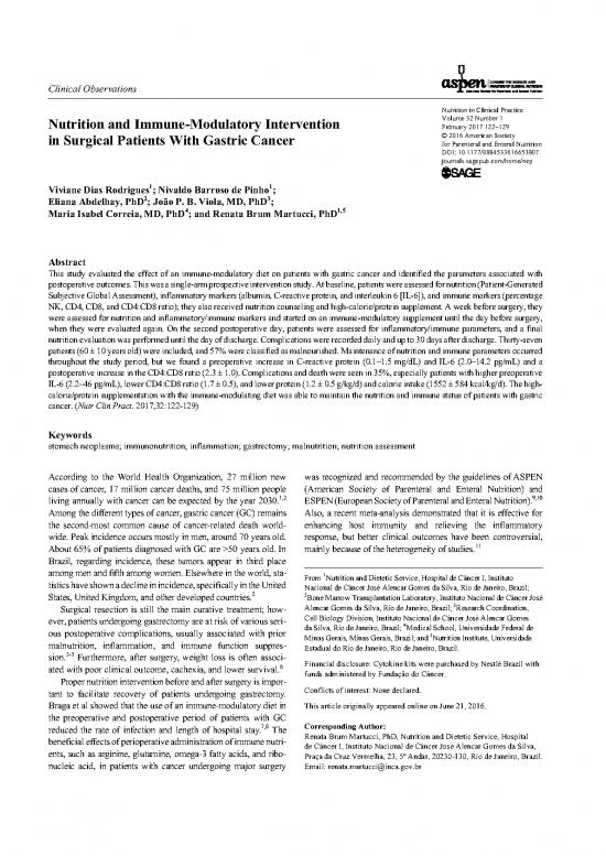 picture Nutrition In Surgical Patients Pdf 140200 | Vivane Imuno