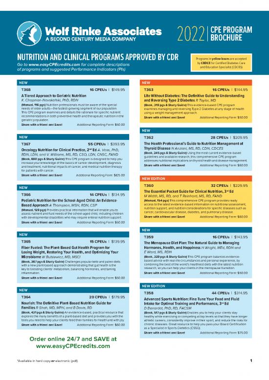 picture Nutrition For Adults Pdf 139343 | Wra Brochure 2022