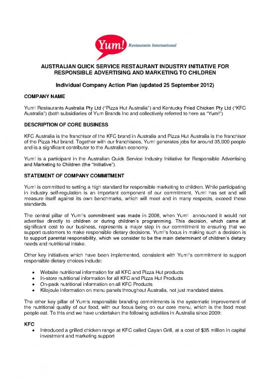 picture Measure Pdf Online 139651 | Yum Qsri Company Action Plan