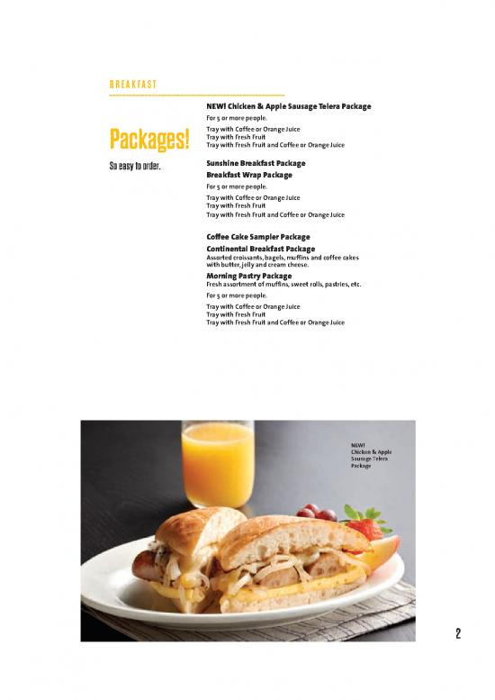 Jasons Deli Catering Menu 1