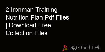 picture 2 Ironman Training Nutrition Plan Pdf Files | Download Free Collection Files