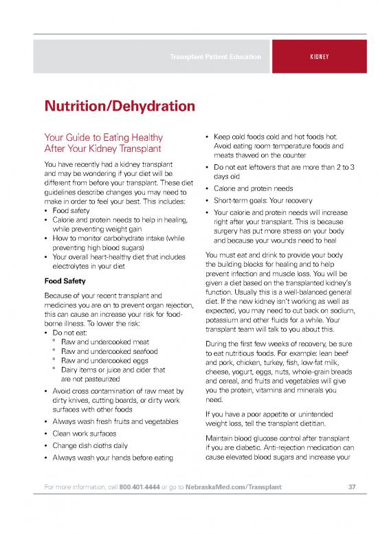 picture Diet Education Pdf 141315 | 018847 Nm Kidney Transplant Binder 7 Nutrition