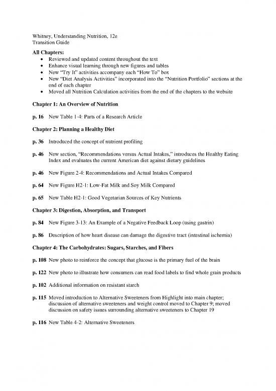 picture Understanding Nutrition Whitney Pdf 142395 | 0538734655 Understandingnutrition12e Transitionguid V141660706