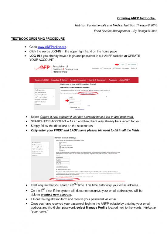 picture Medical Nutrition Pdf 140655 | 2018 Student Faculty Textbook Ordering Procedure 1