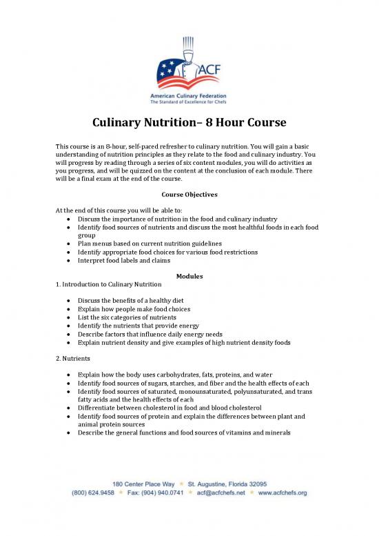 picture1_Culinary Nutrition Pdf 142932 | 8 Hour Culinary Nutrition Info Flyer