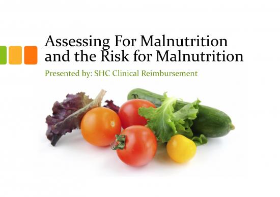 picture_Nutrition Manual Pdf 143156 | Assessing For Malnutrition And The Risk For Malnutrition