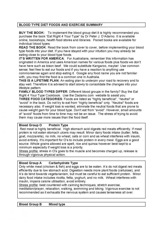 picture Diet Therapy Book Pdf 142564 | Bloodtypedietfoodsexercisesummary