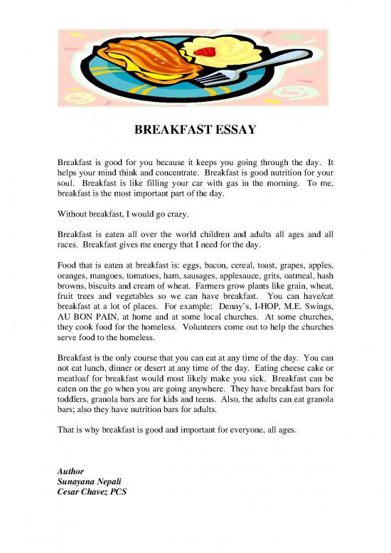 picture_Nutrition Therapy Pdf 143024 | Breakfast Essay