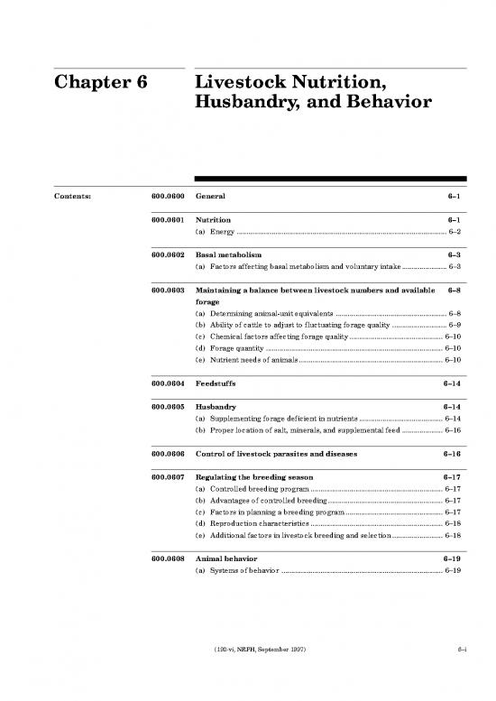 picture_Nutrition Handbook Pdf 141428 | Chapter 6   Livestock Nutrition, Husbandry, And Behavior