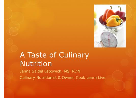 picture1_Culinary Nutrition Pdf 142819 | Culinary Nutrition Presentation