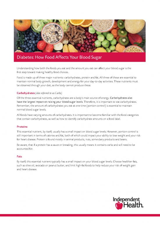 picture Protein Diet Pdf 140716 | Diabetes Food And Blood Sugar