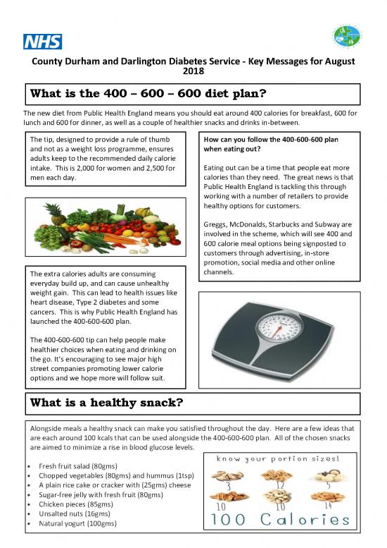 picture Healthy Eating Plan Pdf 141235 | Diabetes Patient Bulletin Aug Sept 2018