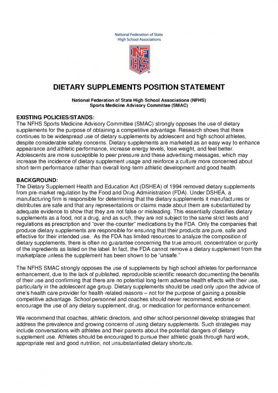picture1_Dietary Supplements Market Pdf 141336 | Dietary Supplements Position Statement 2015