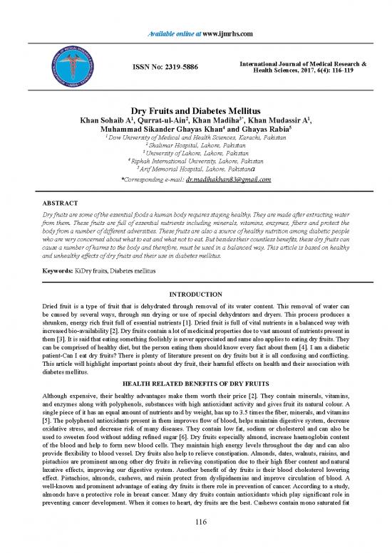 picture Staying Healthy With Nutrition Pdf 140685 | Dry Fruits And Diabetes Mellitus