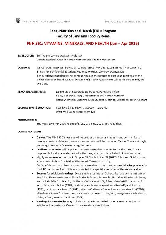 picture1_Nutrition Therapy Pdf 143069 | Fnh 351 2018 2019 Syllabus Yvonne Lamers