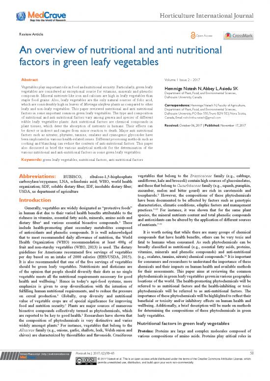 picture Anti Nutritional Factors In Food Pdf 142575 | Hij 01 00011