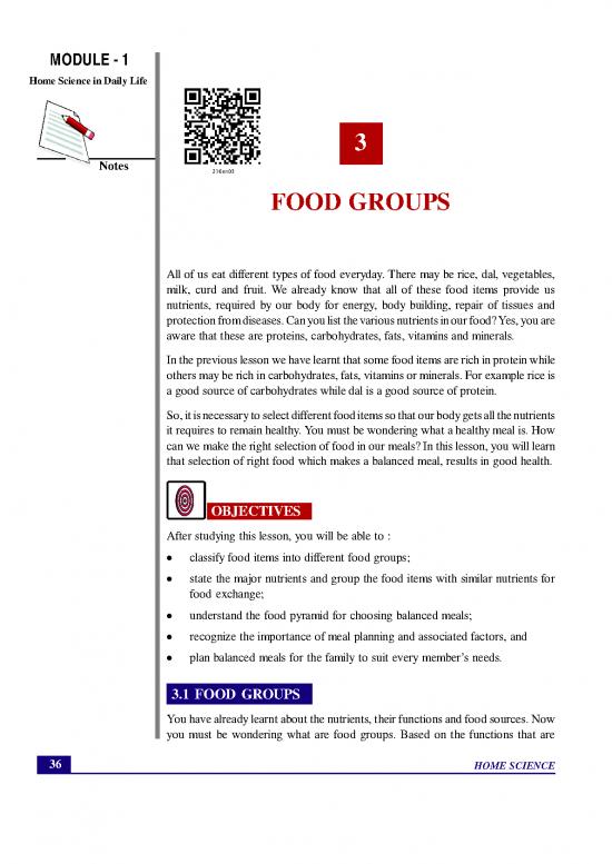 picture Body For Life Food List Pdf 141386 | Home Science (eng) Ch 3