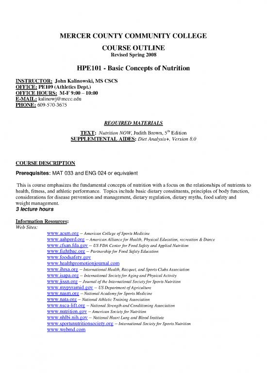 picture_Diet Education Pdf 141039 | Hpe101 Course Outline