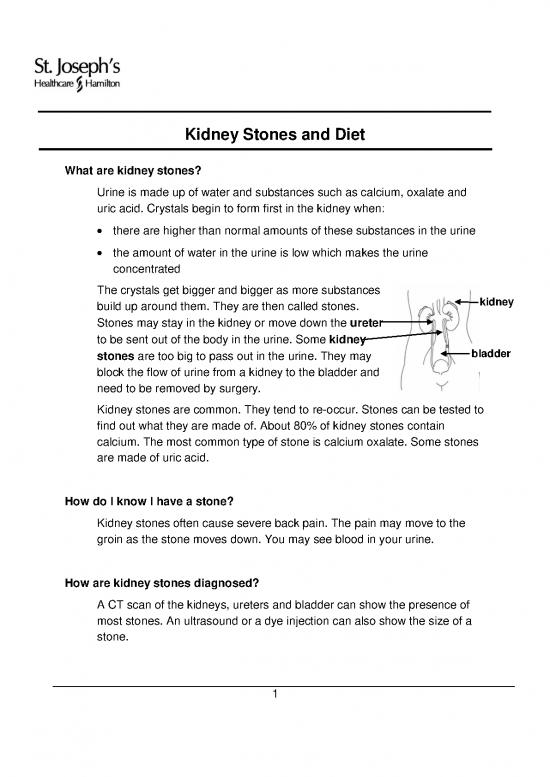 picture_Kidney Diet Pdf 142228 | Kidney Stones And Diet