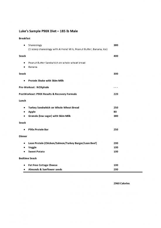 picture1_P90x Diet Pdf 142086 | Luke Sample Diet
