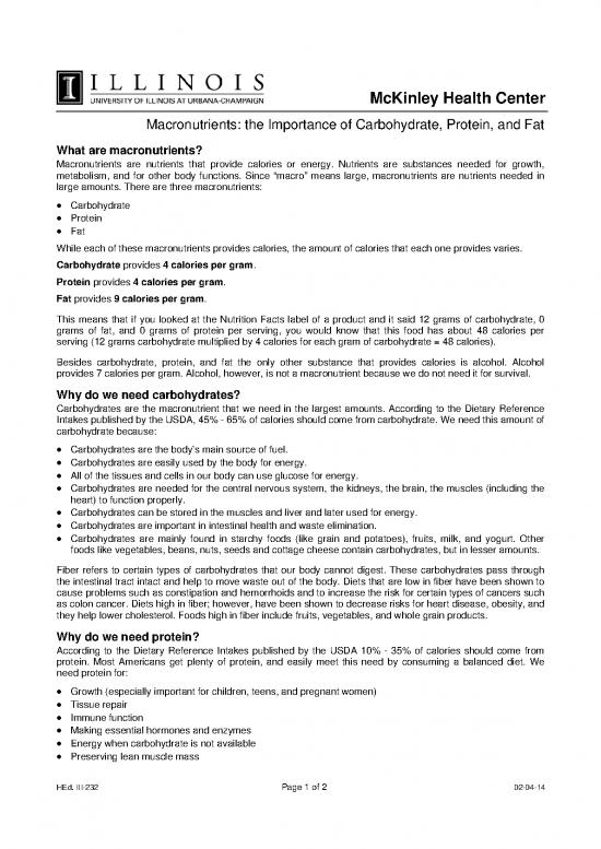 picture1_Food Label Template Pdf 141044 | Macronutrients