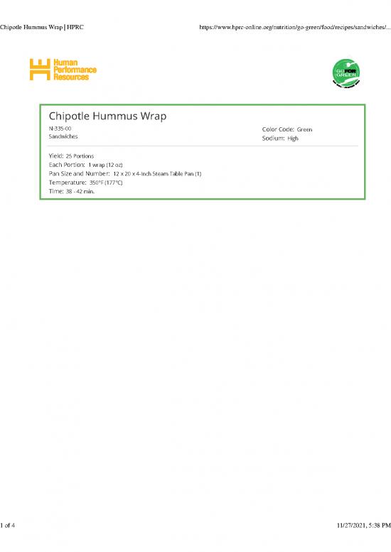 picture_Nutrition Therapy Pdf 142242 | N 335 00 Chipotle Hummus Wrap