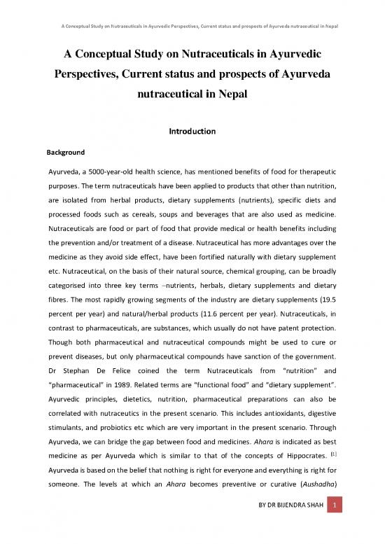 picture Perspectives In Nutrition Pdf 142808 | Nutraceutical In Ayurveda  Compressed