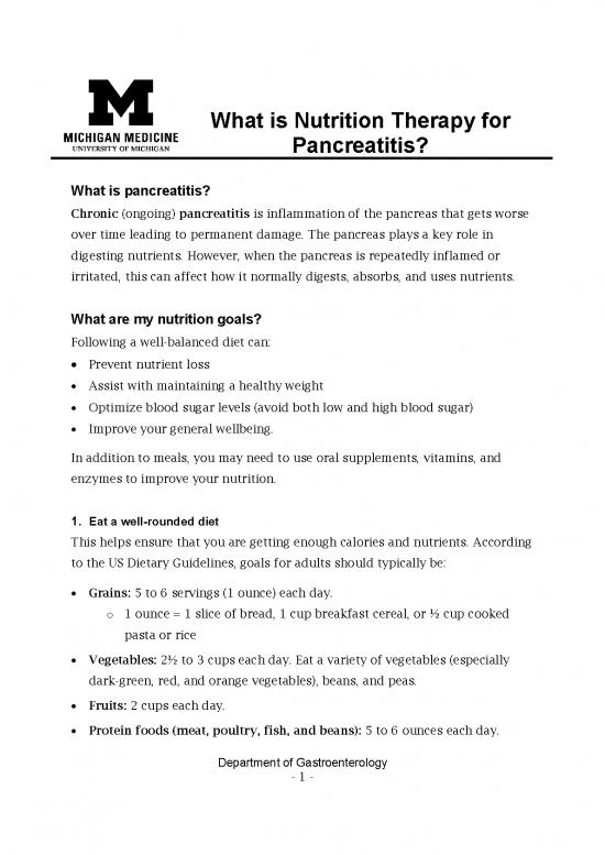 picture Healthy Nutrition Pdf 141072 | Pancreatitisnutritiontherapy