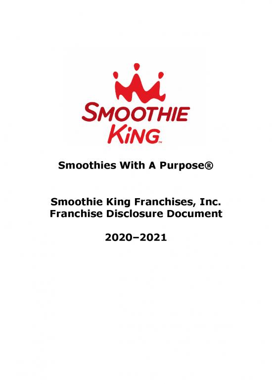 picture Agreement Sample 141879 | Smoothie King