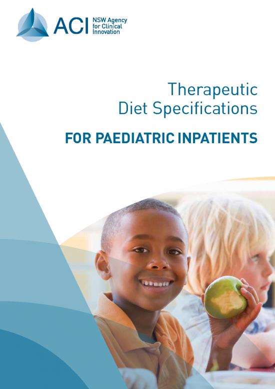 picture_Nutrition Therapy Pdf 142473 | Therapeutic Diet Specifications For Paediatric Inpatients