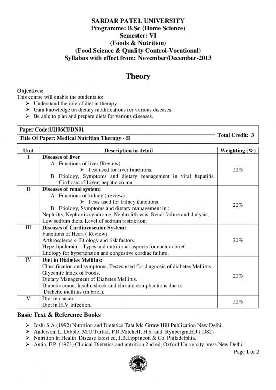 picture1_The Science Of Nutrition Pdf Free 142185 | Uh06cfdn01   Medical Nutrition Therapy   Ii   Theory