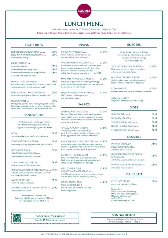 picture_Web Calorie Free Lunch  Sweets Drinks Menu Spring Summer Bra