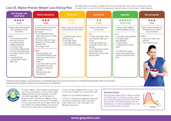 Low Glycemic Index Foods Pdf 142250 | Glycemic Index Foundation Gi