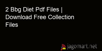 picture 2 Bbg Diet Pdf Files | Download Free Collection Files