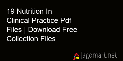 picture 19 Nutrition In Clinical Practice Pdf Files | Download Free Collection Files