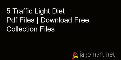 picture 5 Traffic Light Diet Pdf Files | Download Free Collection Files
