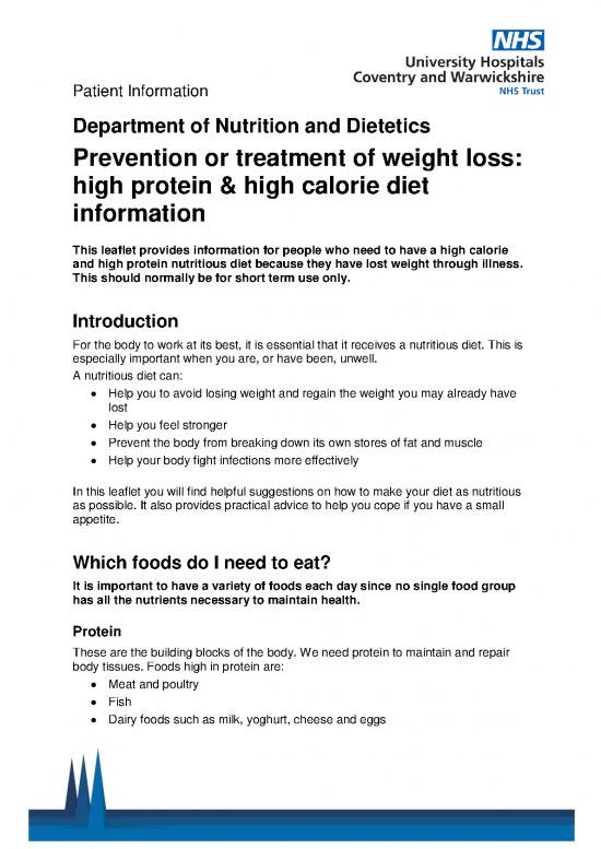 picture_Protein Diet Pdf 144145 | 117582 Prevention Or Treatment Of Weight Loss High Protein High Calorie Information (279)