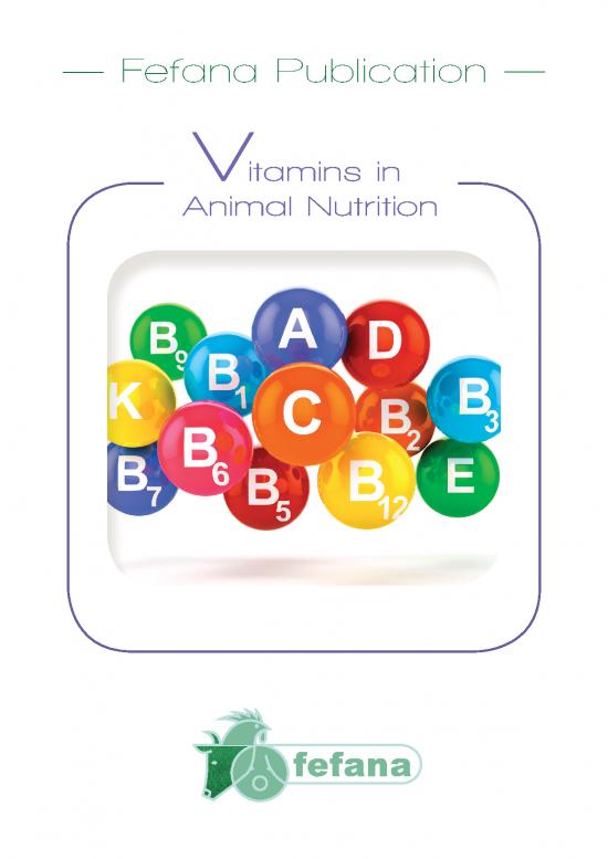 picture1_Vitamins In Animal Nutrition Pdf 144687 | 2015 04 15 Booklet Vitamins