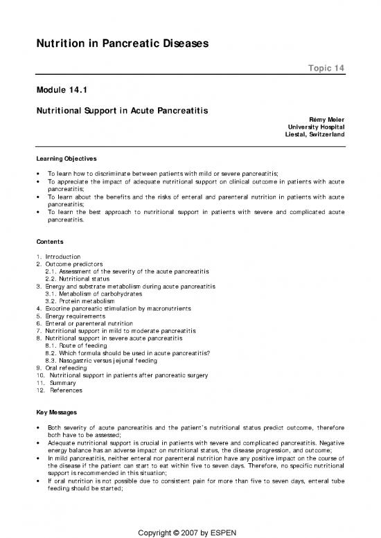 picture1_Nutrition Support Pdf 145425 | Acute Pancreatitis