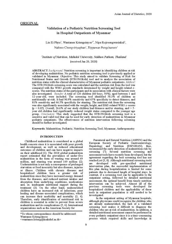 picture_Applied Nutrition Pdf 145722 | Asian Journal Of Dietetics 2 1 2020 9 14