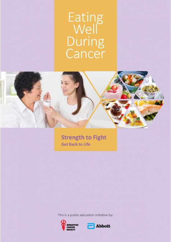 picture Healthy Nutrition Pdf 145164 | Book Eating Well During Cancer