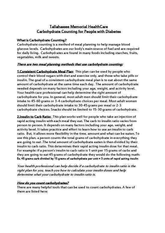 picture_Fuel Pdf 143976 | Carbohydrate Counting For Persons With Diabetes