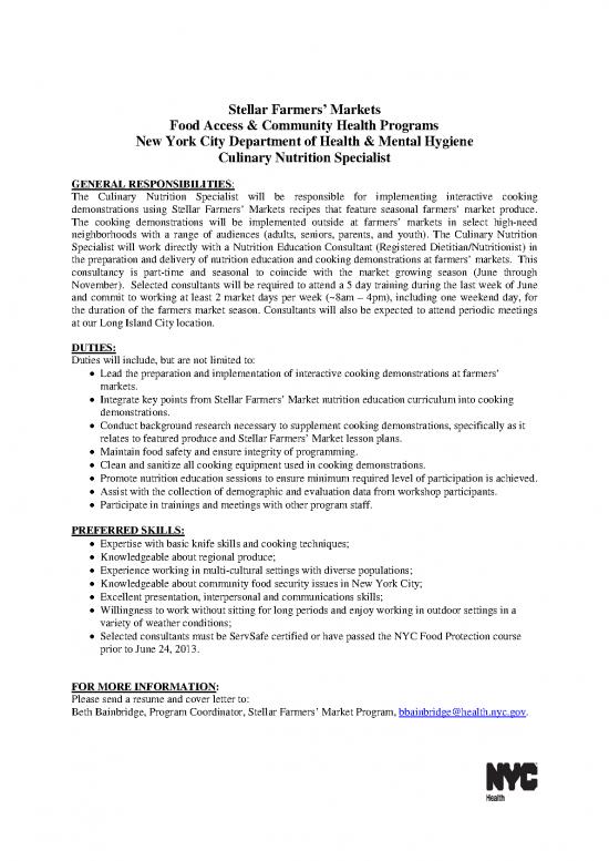 picture Culinary Nutrition Pdf 144199 | Culinary Nutrition Specialist 2 15