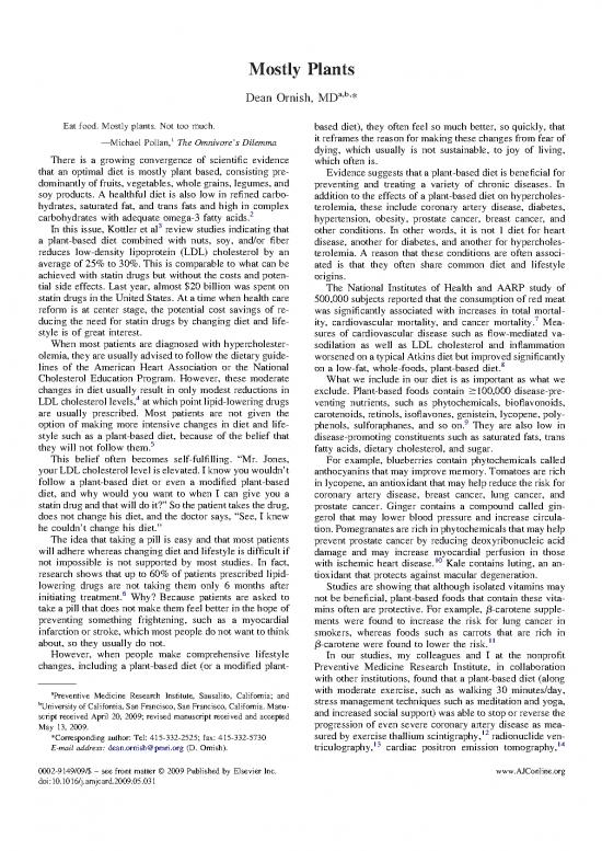 picture1_Cancer Diet Pdf 145633 | Dean Ornish Mostly Plants