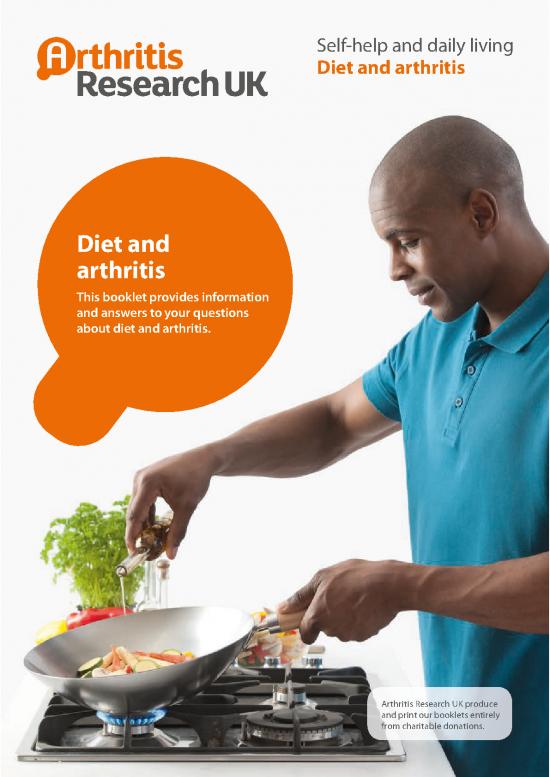 picture1_Diet And Arthritis Information Booklet