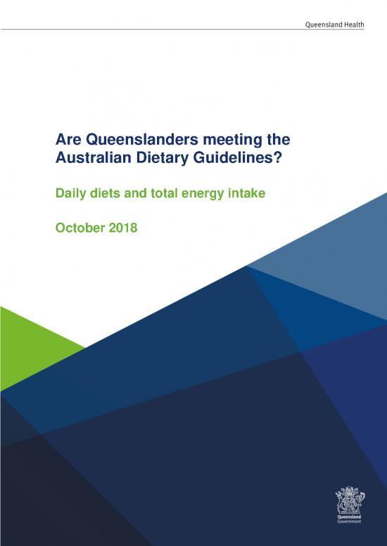 picture1_Dietary Recall Pdf 143527 | Diets Report Qld