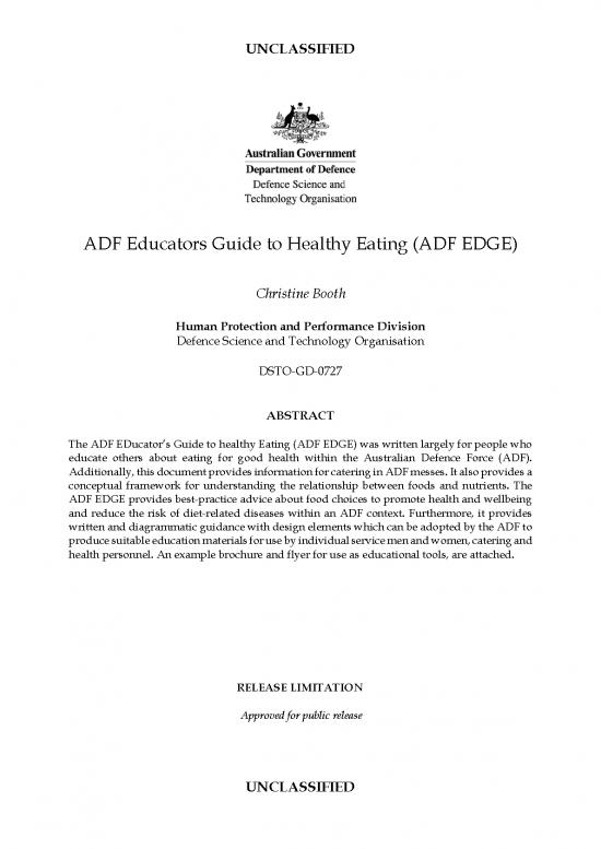 picture_Diet Education Pdf 143408 | Dsto Gd 0727