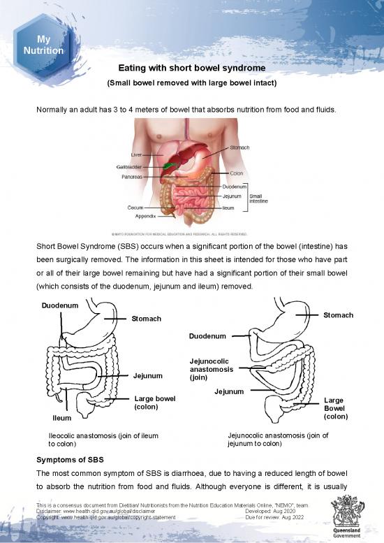 picture1_Nutrition Therapy Pdf 145062 | Gastro Sbs With Colon